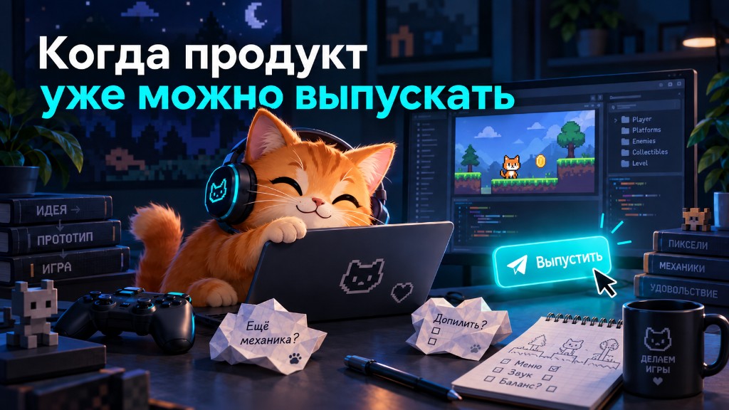 Когда продукт уже можно выпускать